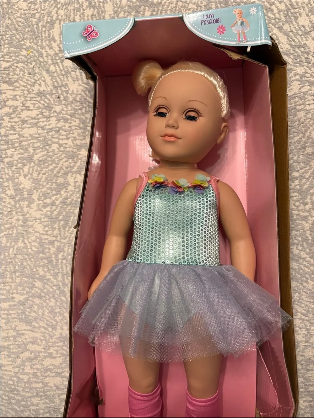 My Life Estella Ballerina blonde Dancing doll 18” pose able retired New in box